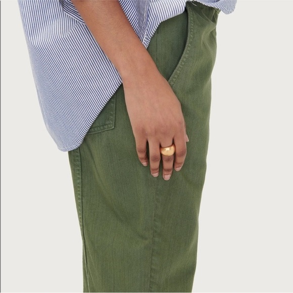 Hatch Maternity The Isla Utility Pant in Army green sz:0/XS - Picture 12 of 13